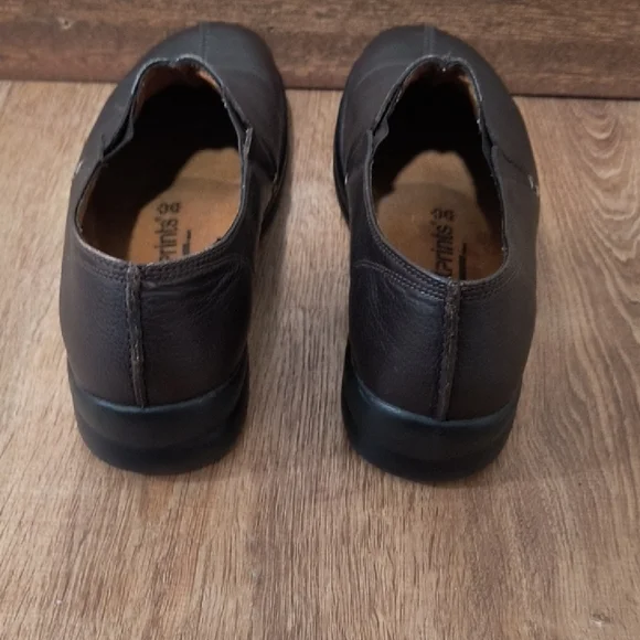 Women's Brown Leather Shoes - Picture 5 of 6